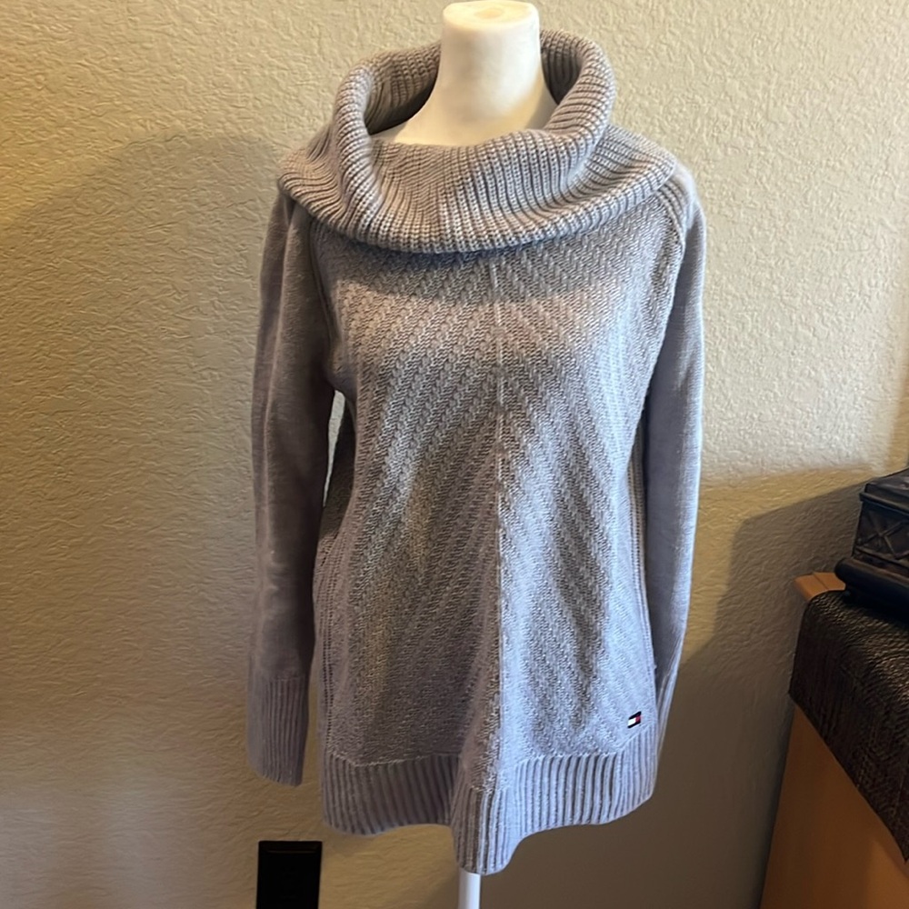 Tommy Hilfiger cowl neck sweater.  EUC